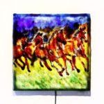Cantering Horses I -SOLD - Image 3