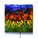 Cantering Horses I -SOLD - Image 2
