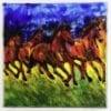 Cantering Horses I -SOLD
